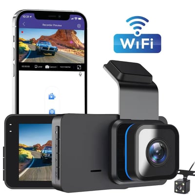 HD Dashcam with WiFi and GPS